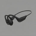 Écouteur open-ear VEYKO ONE à conduction osseuse, monture en titane gris et vert